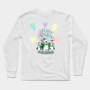 Retro Christmas Vibes Long Sleeve T-Shirt